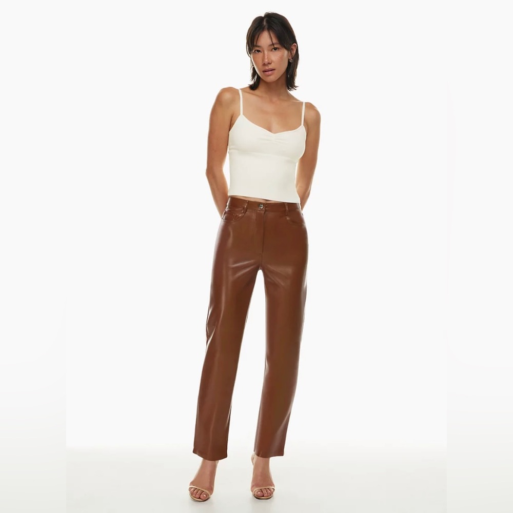 Aritzia/Wilfred Melina Pant in Rich Chestnut! NWT